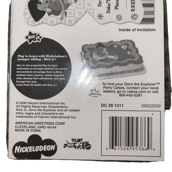 NIP American Greeting Dora The Explorer Birthday Party Invitations 2 Packs of 8 - Picture 4 of 4